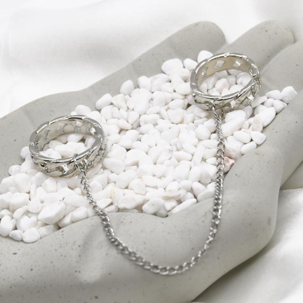 Edgy Chain Ring - Picture 3 of 4